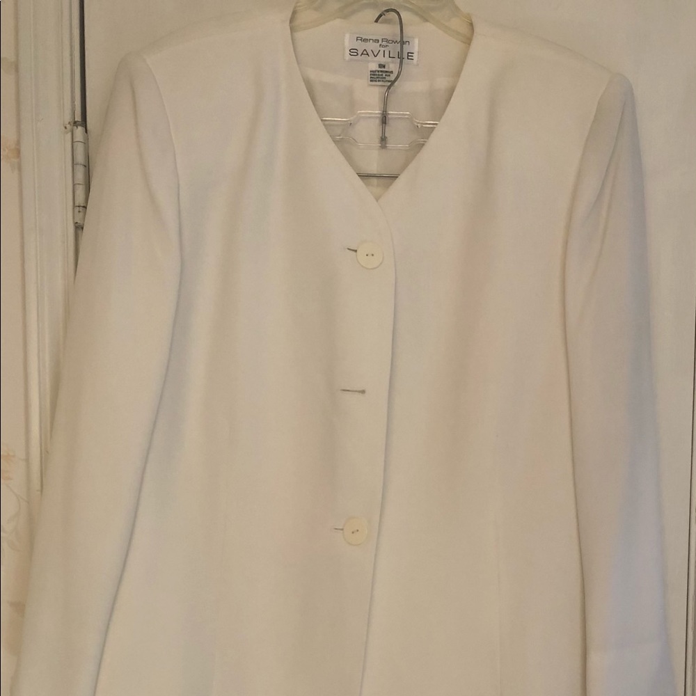 Rena Rowan White Suit